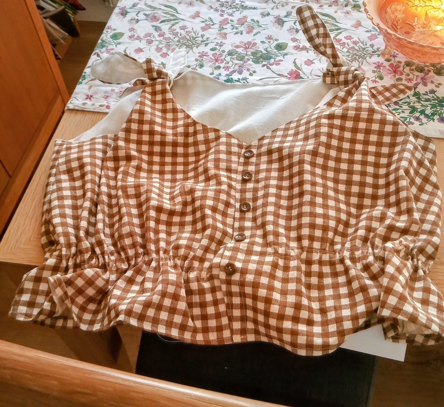 Customer photo review of Printed 100% Cotton Fabric