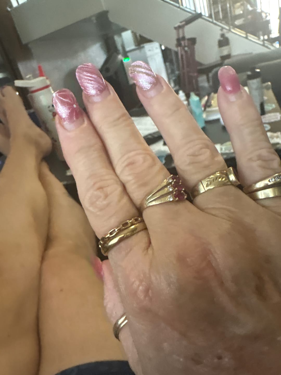 Customer photo review of Minimal Band Ring