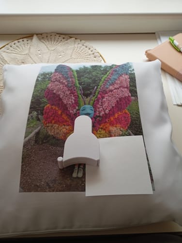 Customer photo review of Kussenvulling 38x38 cm - Wit Polyester