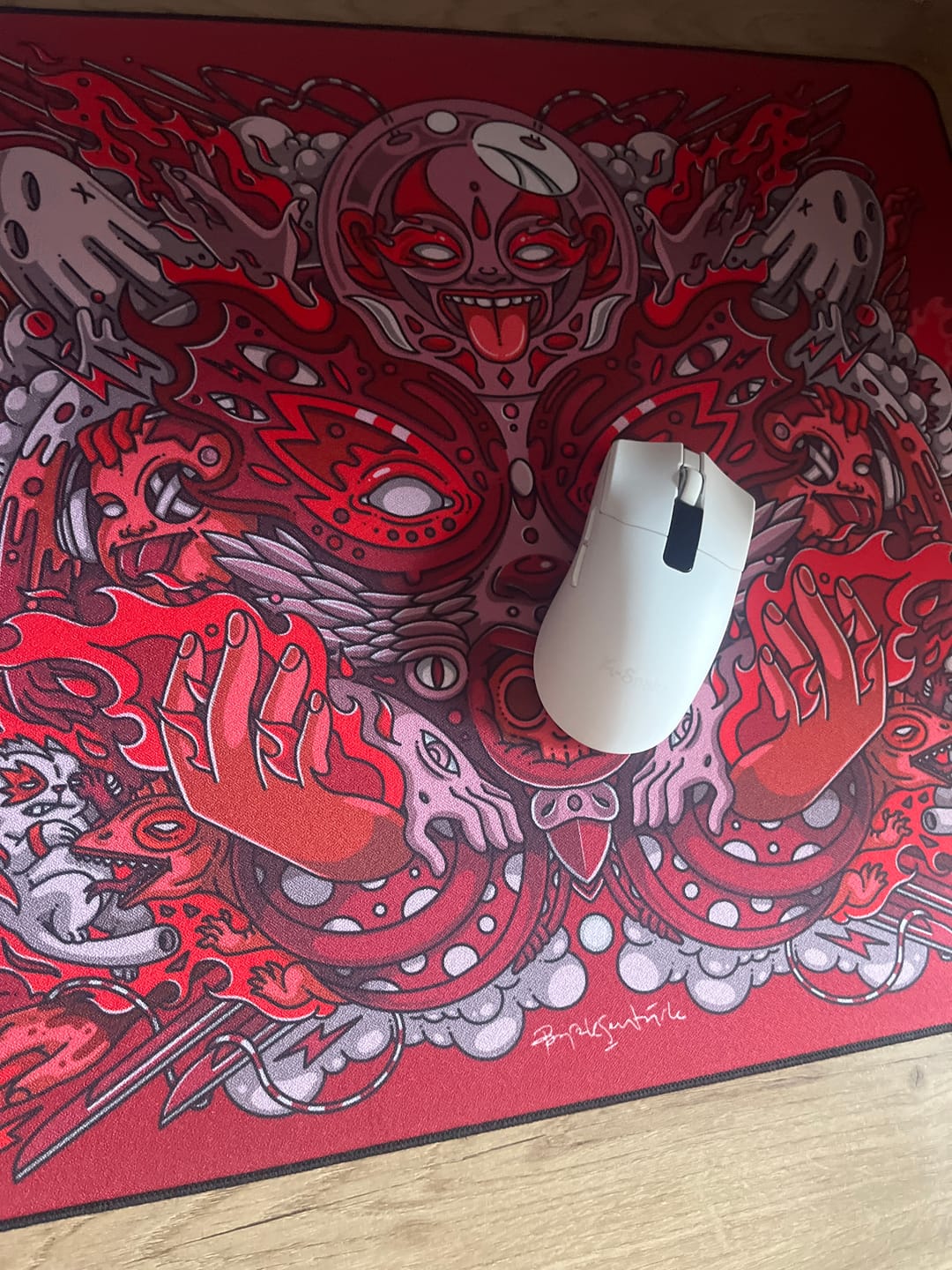 Customer photo review of Wraith Spirit of Aim Mousepad