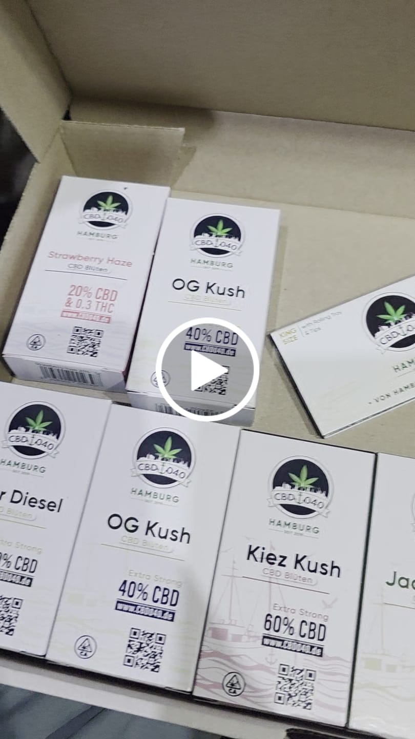 Customer video review of OG Kush 040 - CBD Blüten Indoor Extra Strong mit 40% CBD