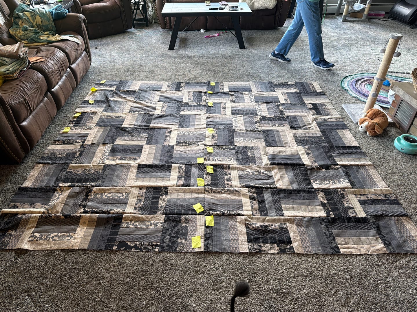 Customer photo review of True Fabrics - Cotillion - Fabric by the yard