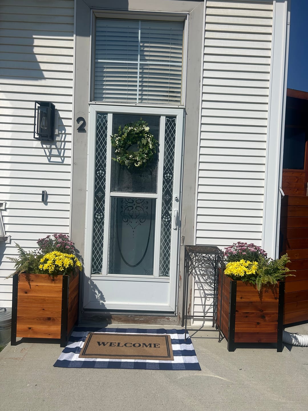 Customer photo review of 18" x 18" Planter Box - 24" TALL / Select Grade
