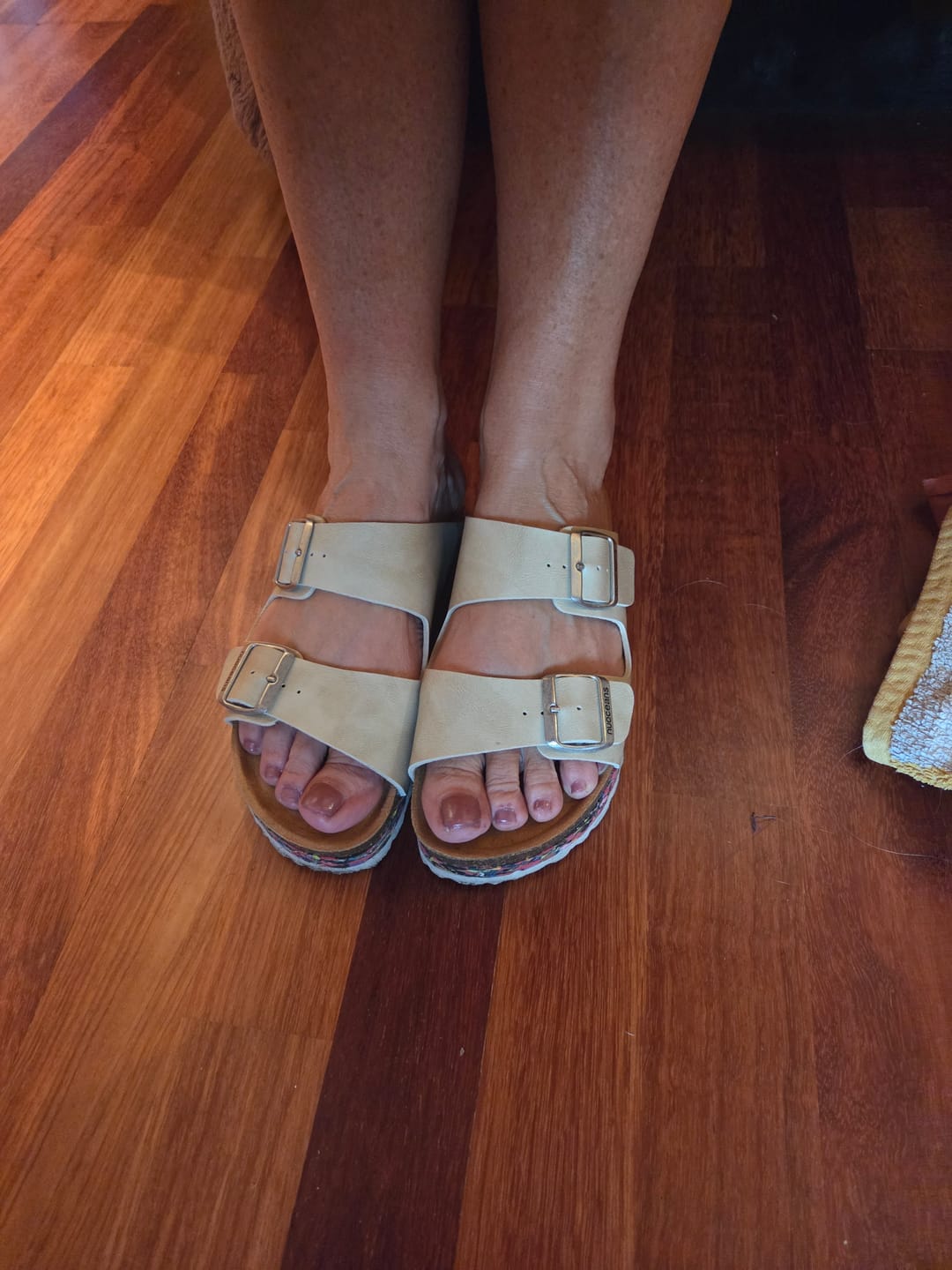 Customer photo review of PEBBLE | Sandal Beige