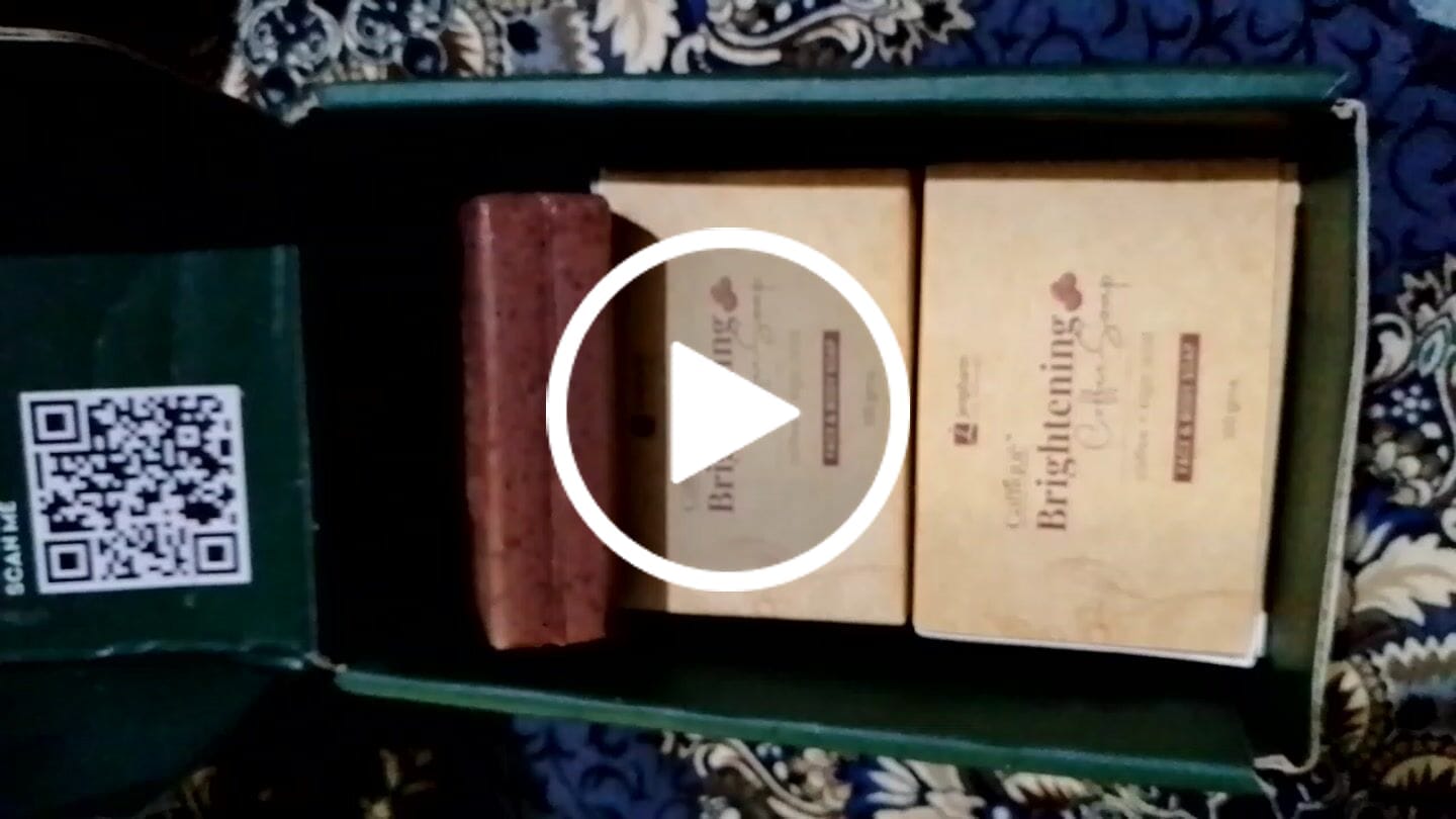 Customer video review of Brightening Coffee Soap