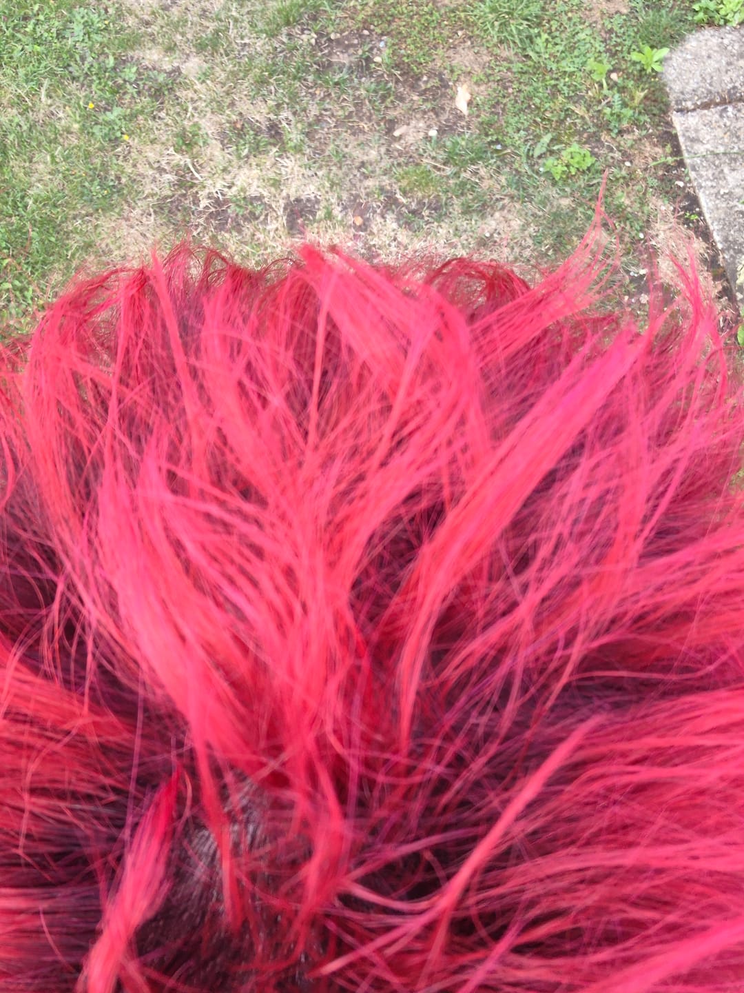 Customer photo review of Mattie Red - Vegan Semi-Permanent Direct Dye Hair Color Cream 210 ml