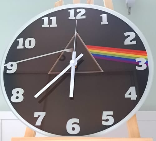Customer photo review of Glazen Klok 20cm voor sublimatie