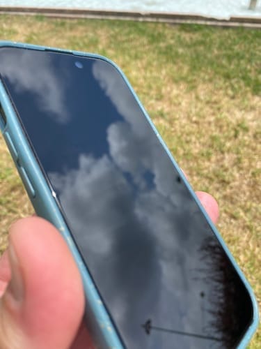 Customer photo review of 3 in 1 Screen Protector - iPhone