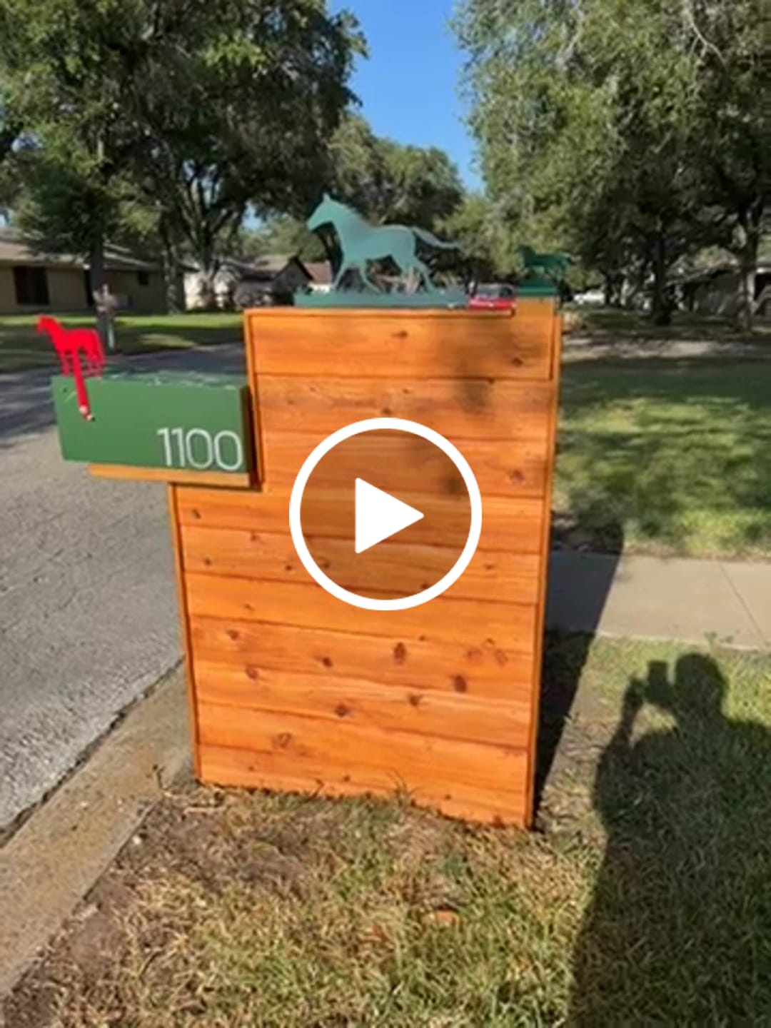 Customer video review of Horse Mailbox Replacement Flag