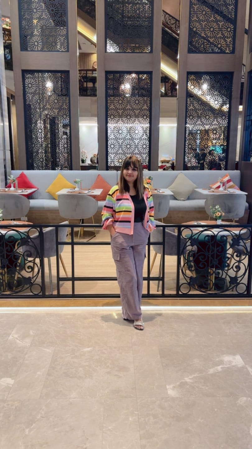 Customer photo review of Jellybean Cardigan