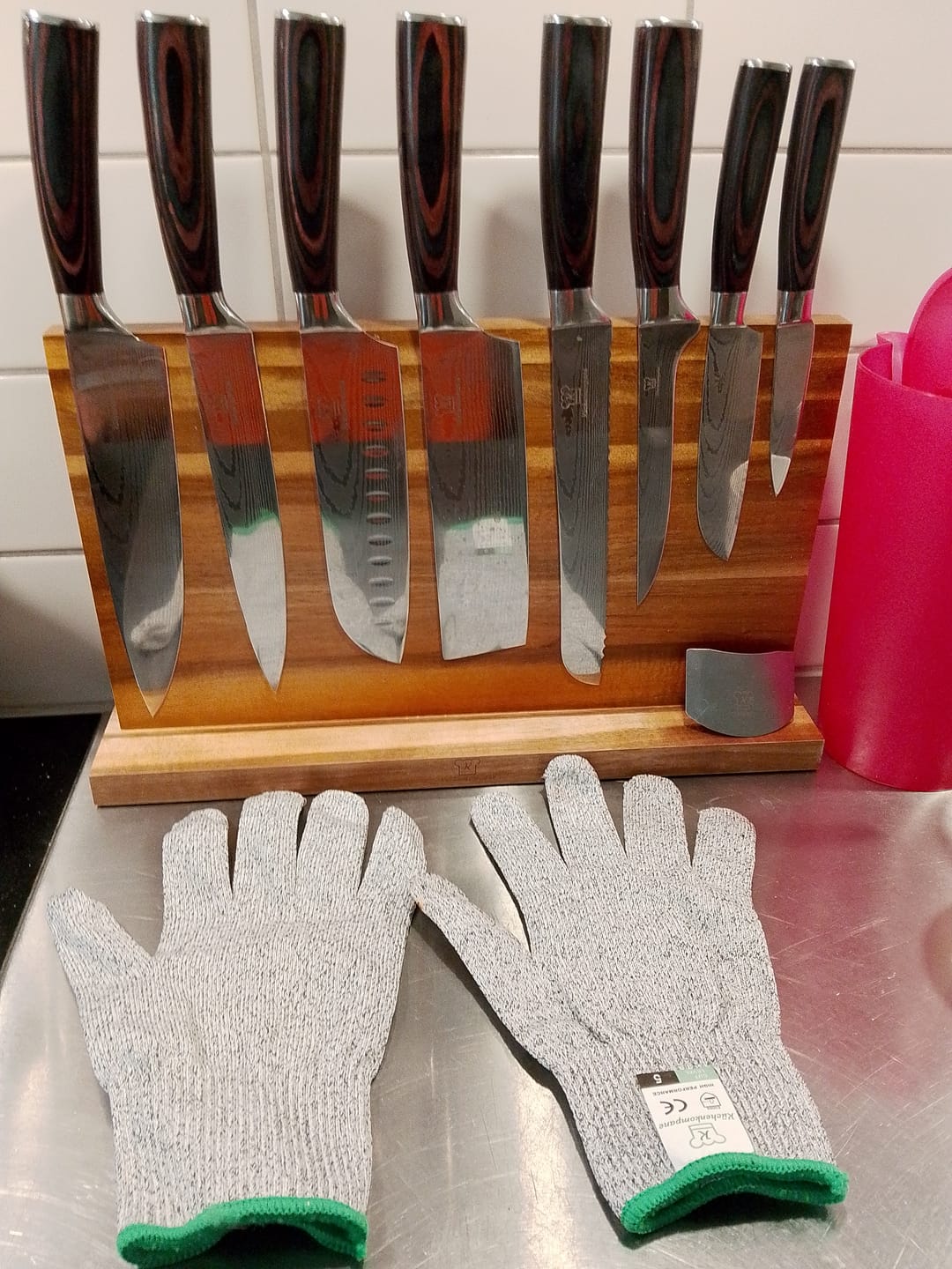 Customer photo review of Skärskyddshandskar