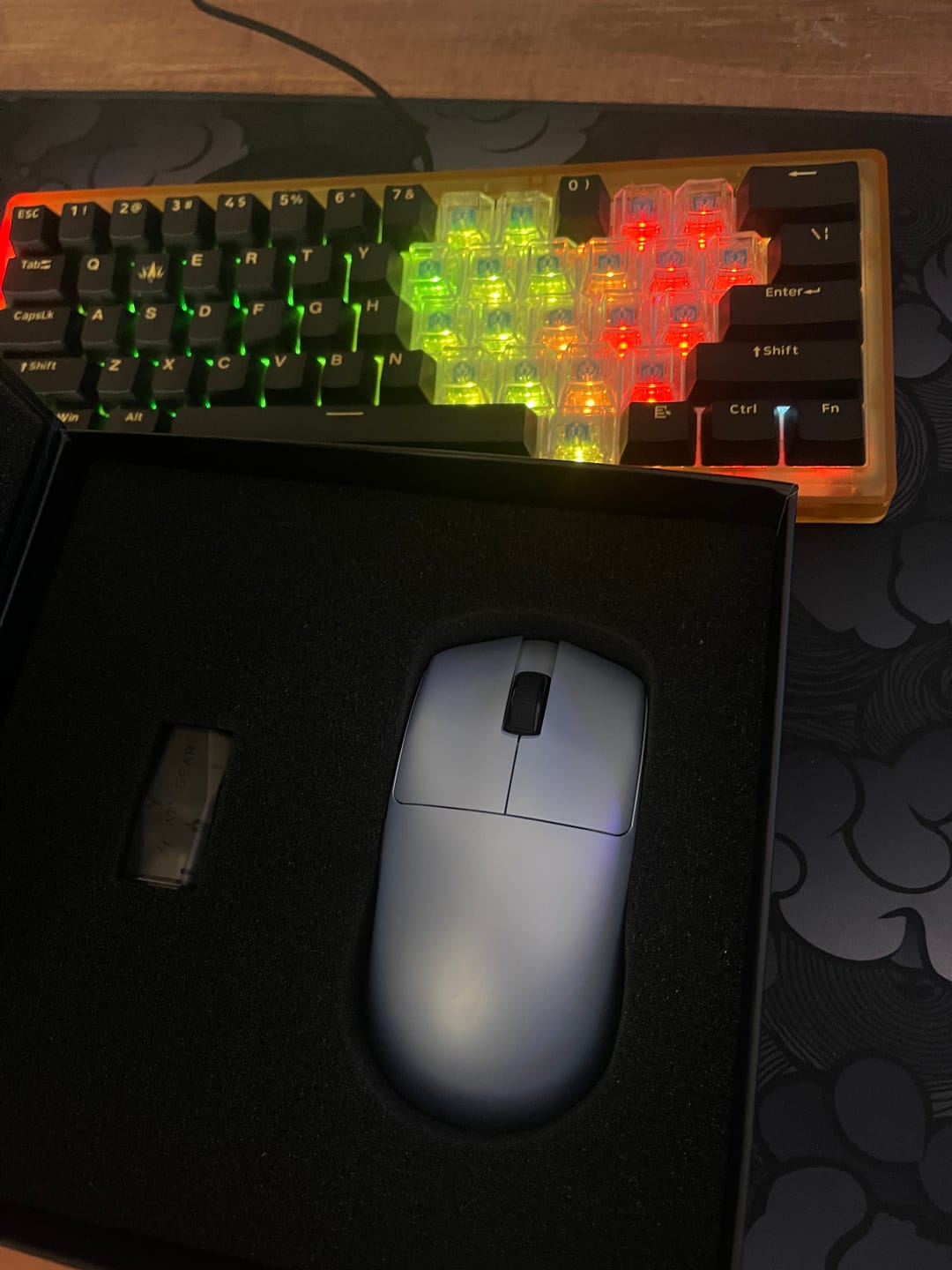 Customer photo review of ATK Blazing Sky F1 V2 Wireless Mouse