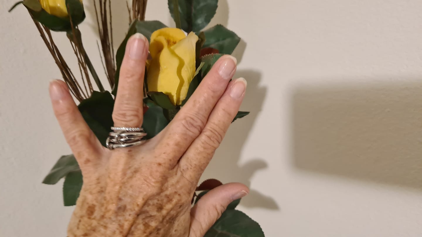 Customer photo review of Irene - Stacked Ring Sleek Stainless Steel