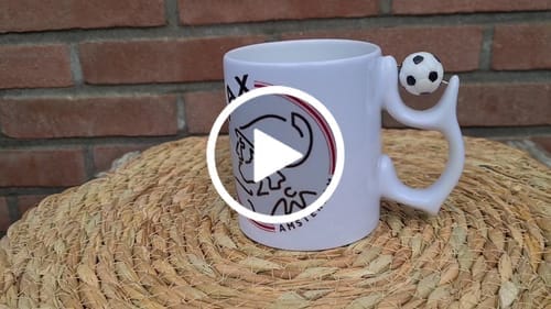 Customer photo review of 330ml (11oz) Voetbal Mok voor sublimatie