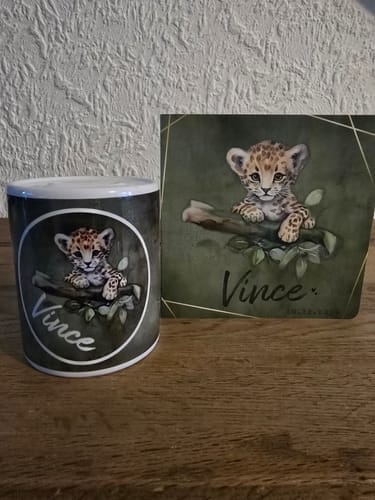 Customer photo review of Sublimatie Spaarpot (hervulbaar) Keramisch