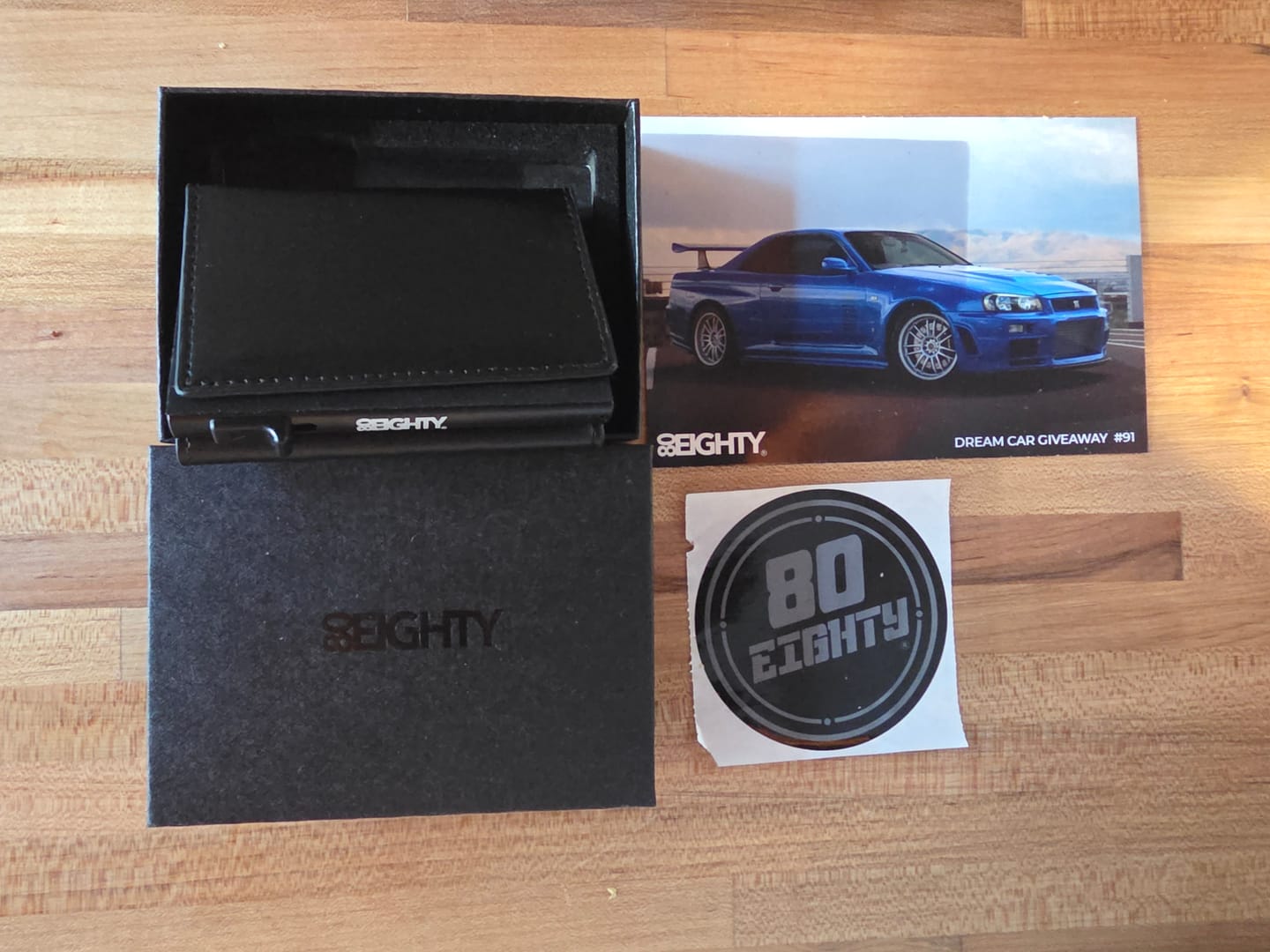 Customer photo review of 80Eighty® Onyx Wallet