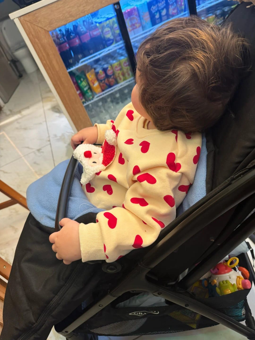 Customer photo review of Santa Baby Stripe Outfit