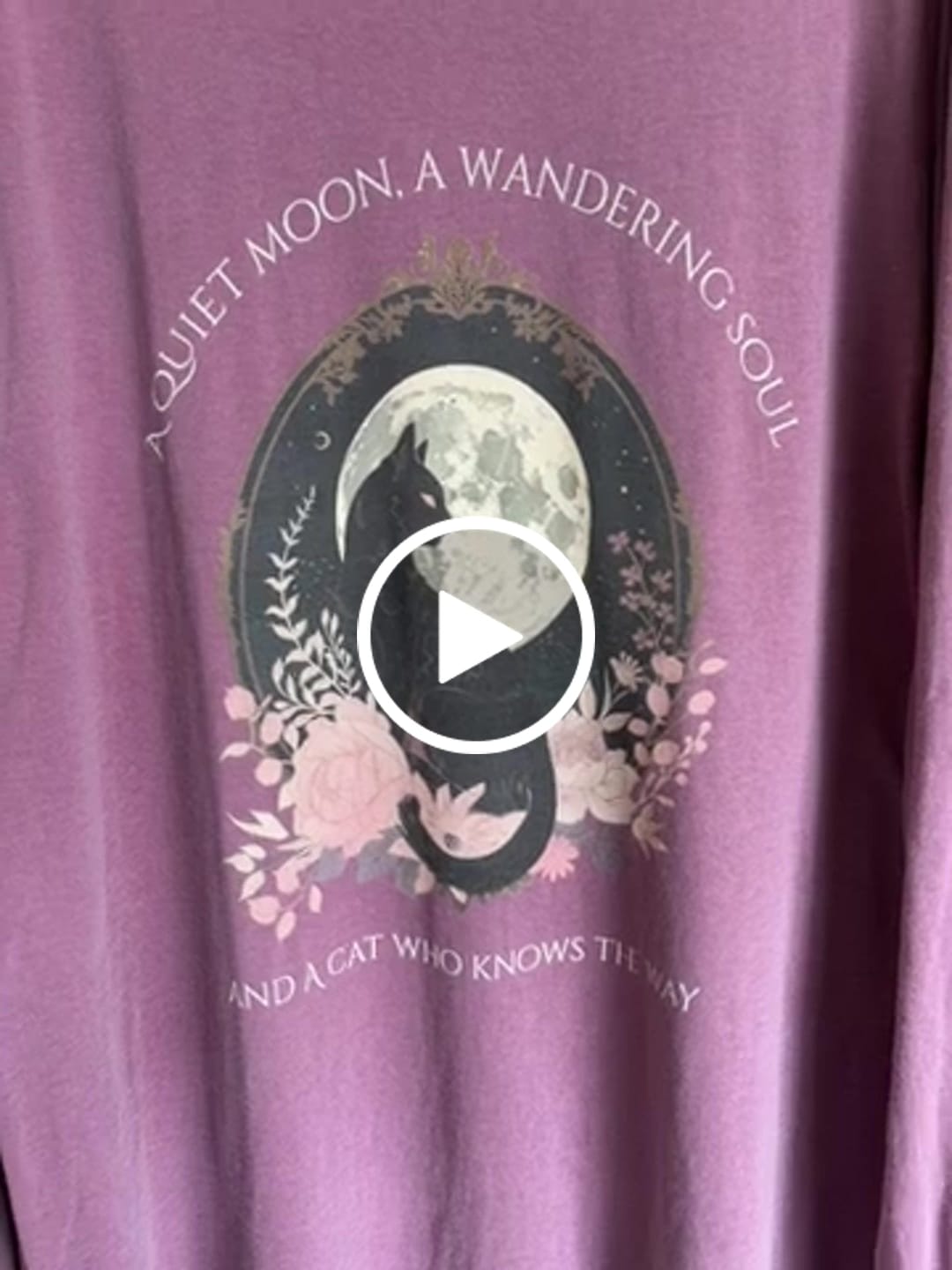 Customer video review of The Cat Who Knows the Way Long Sleeve Tee