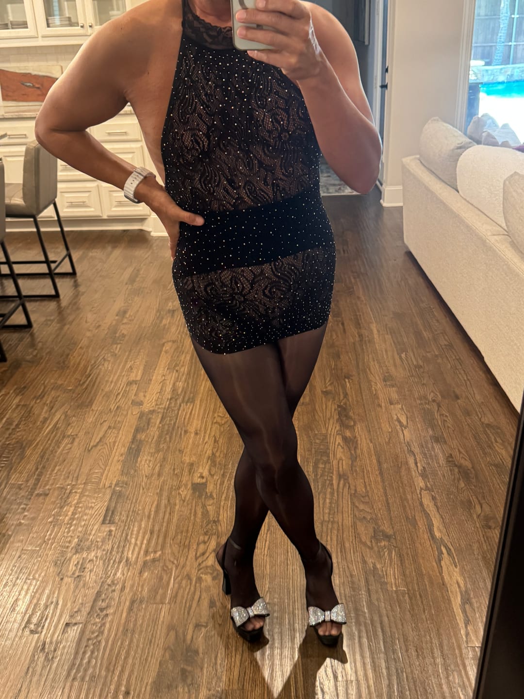 Customer photo review of PLAY - FREE HUGGING SEAMLESS TIGHTS  - GLOSS