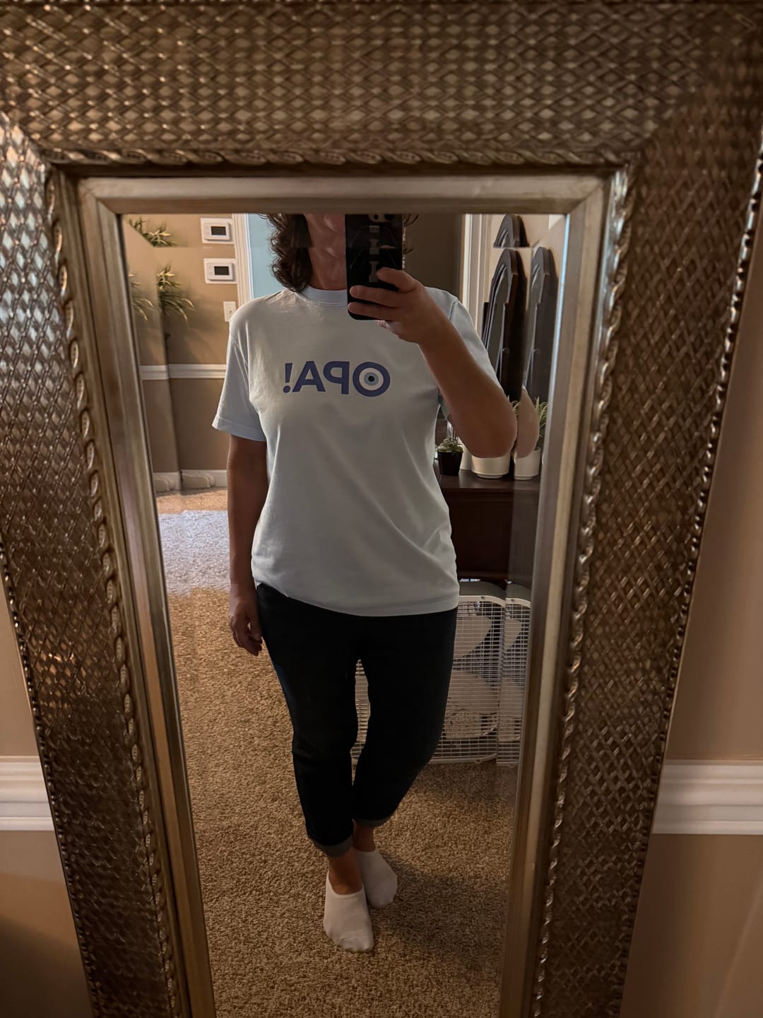 Customer photo review of Opa! T-Shirt