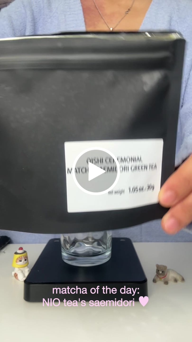 Customer video review of Oishi Ceremonial Matcha Saemidori