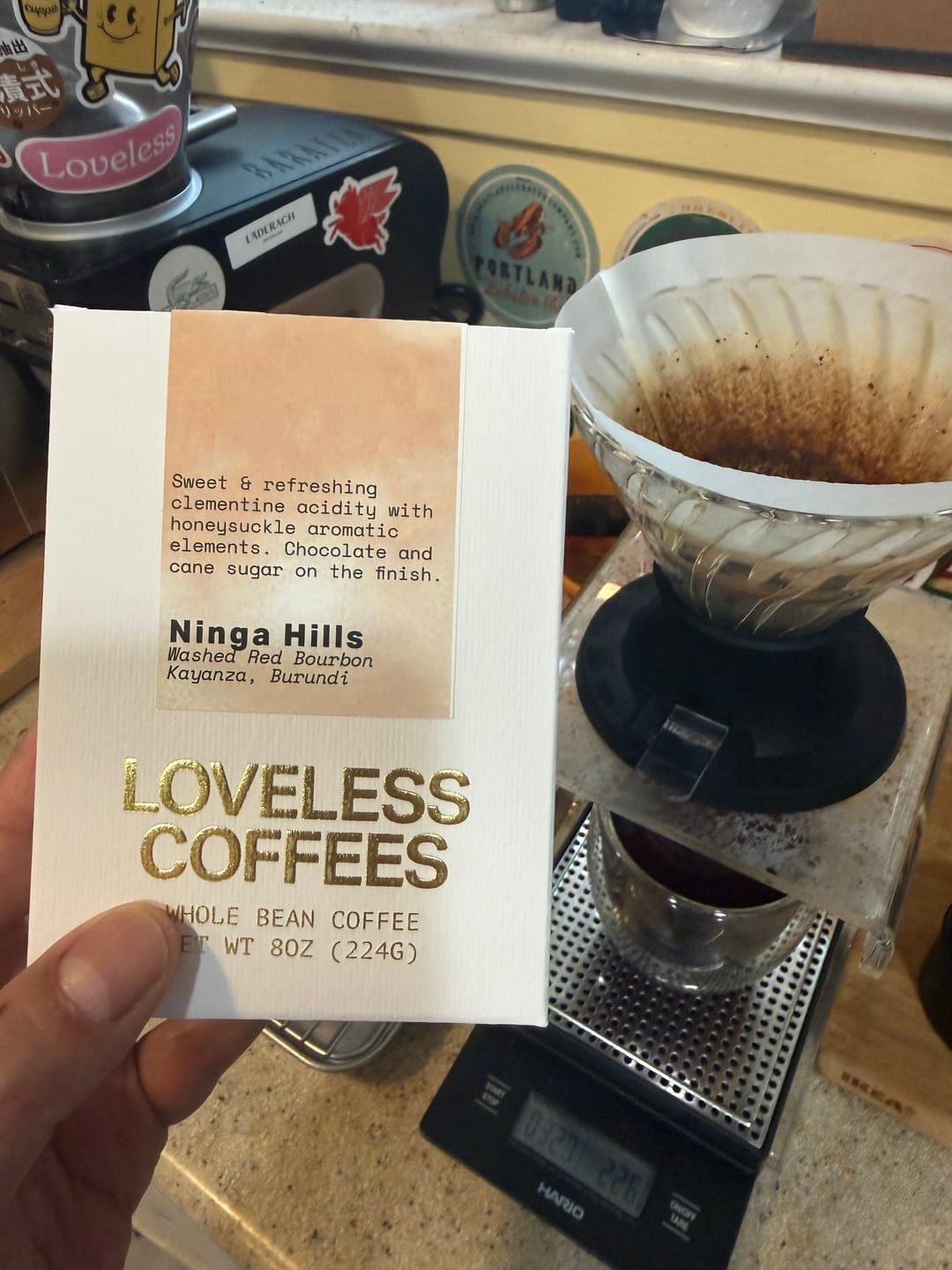 Customer photo review of Ninga Hills - Washed Regional Red Bourbon - Kayanza, Burundi