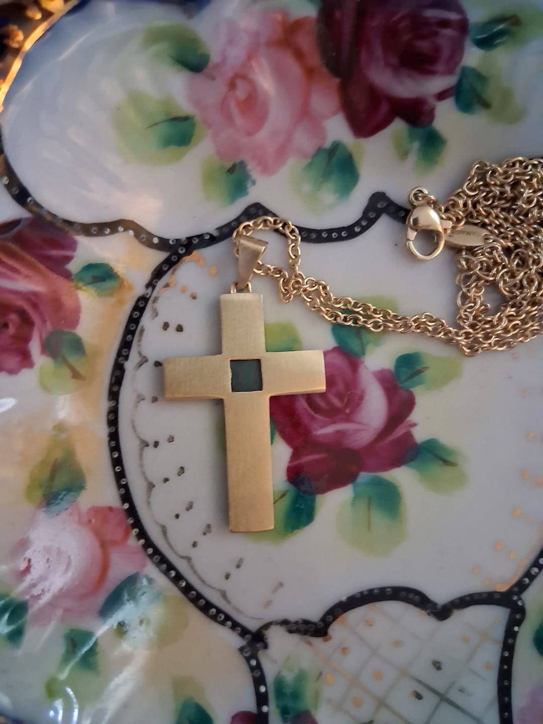 Customer photo review of The Cross Necklace