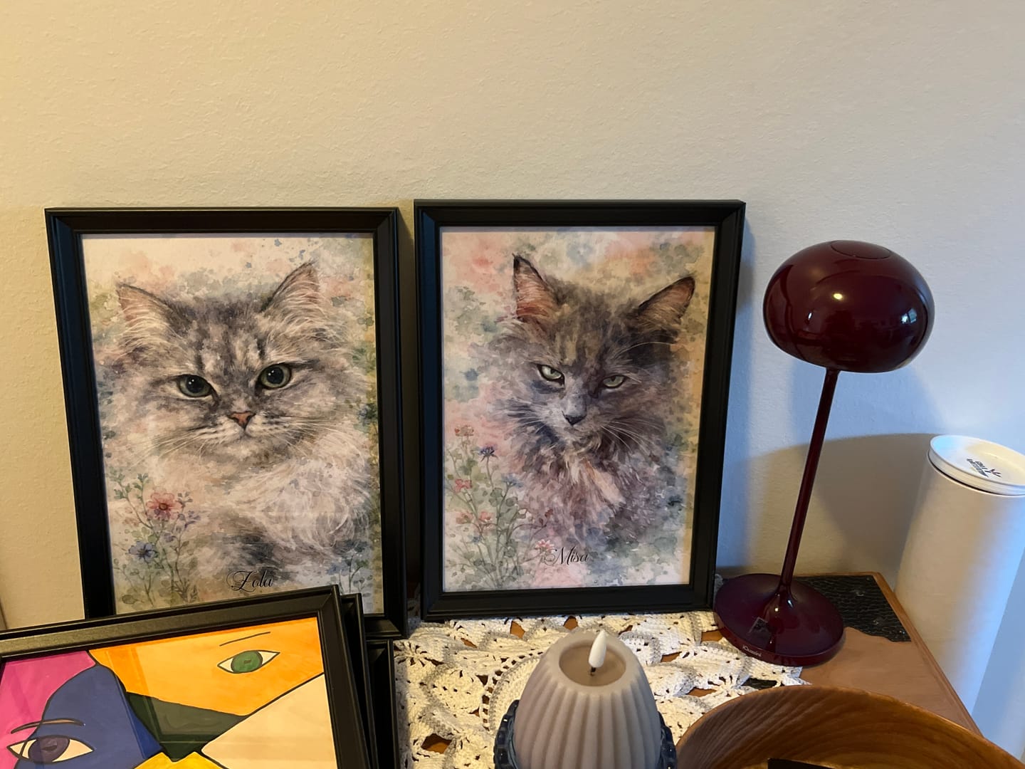 Customer photo review of Personalised Poster - Watercolour