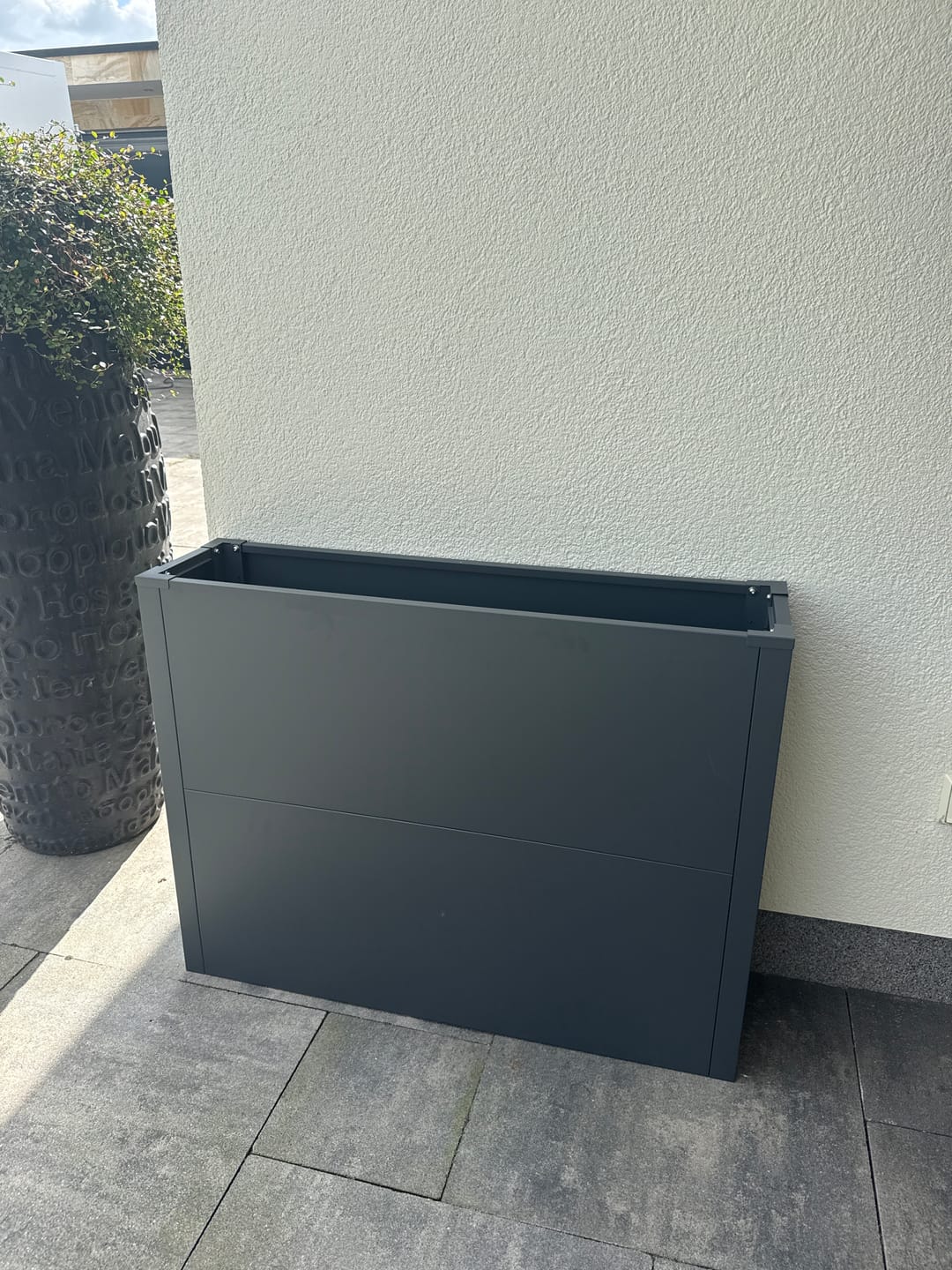 Customer photo review of Hochbeet HB5 | Pulverbeschichtet in RAL7016 | 100x25x77 cm