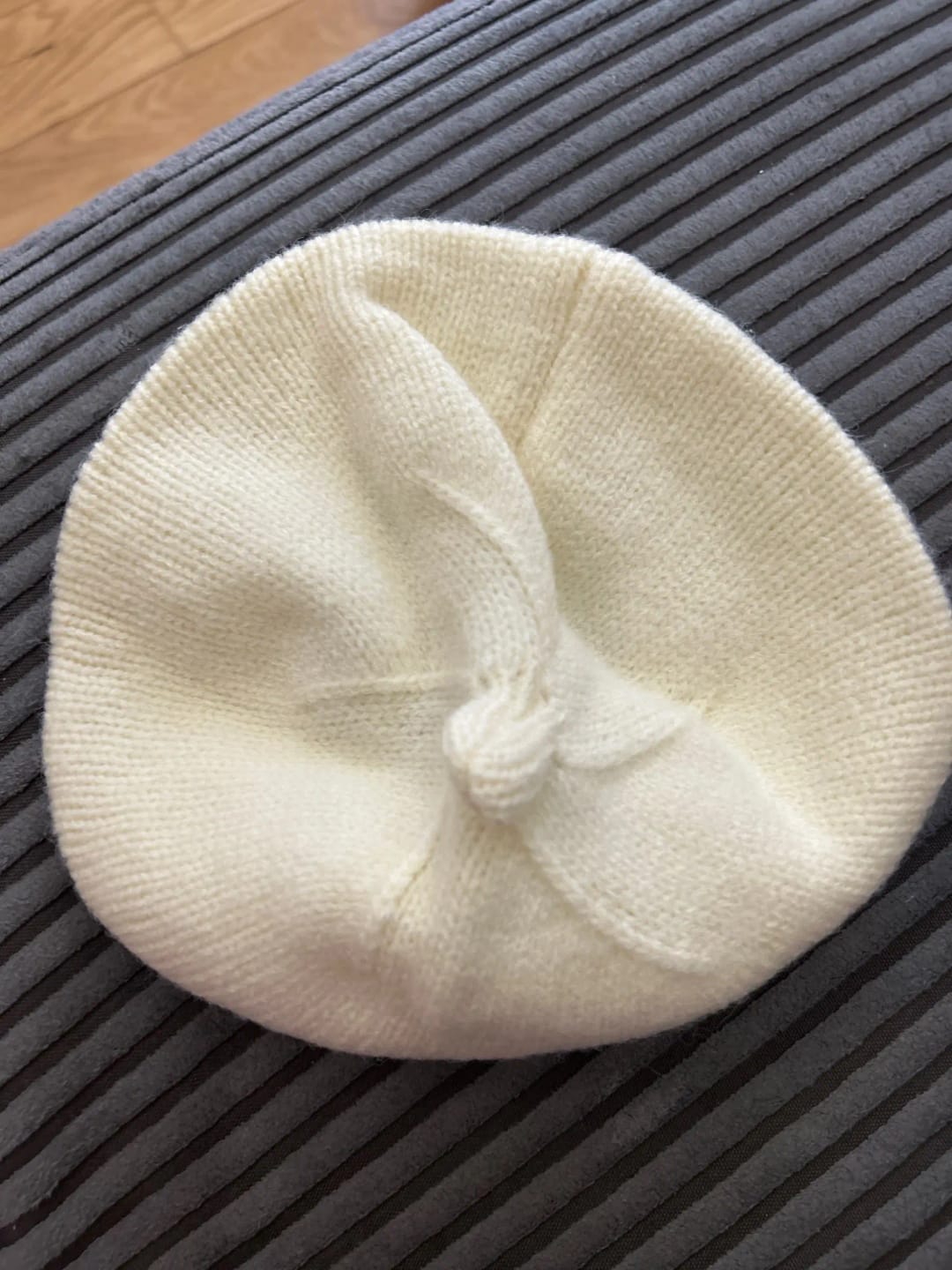 Customer photo review of Kids Solid Beret Hat