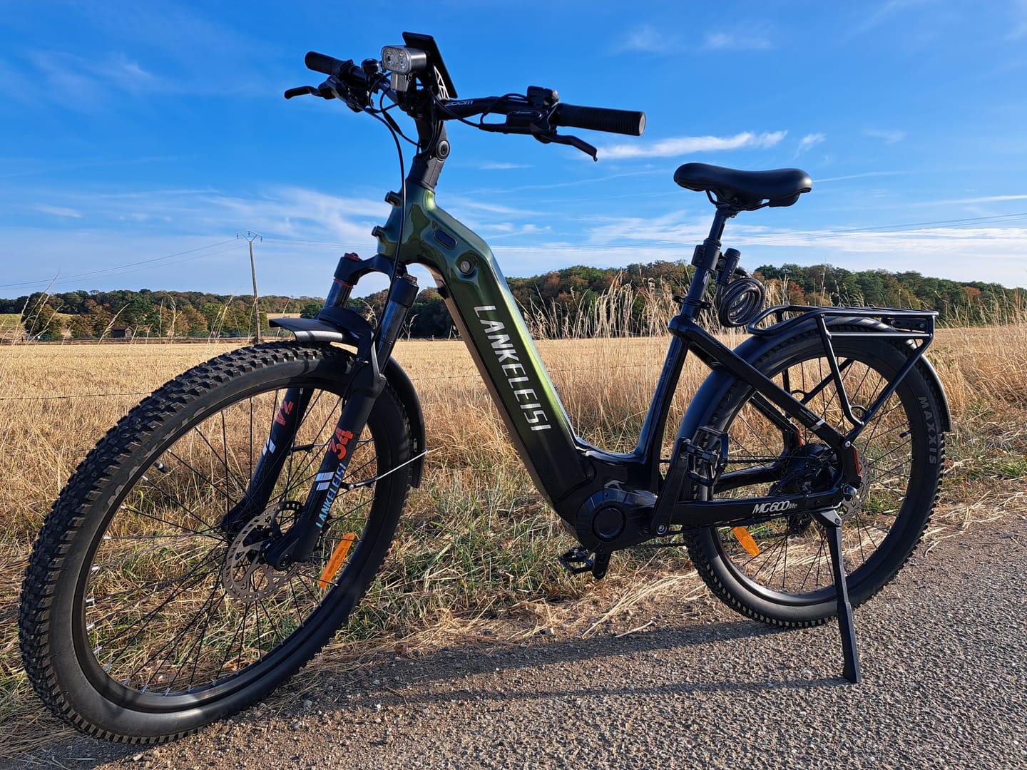 Customer photo review of Lankeleisi MG600 Lite 250W 27.5" Electric Trekking Bike 720Wh SUV E-bike with Switchable Sensor 36V 20Ah Battery