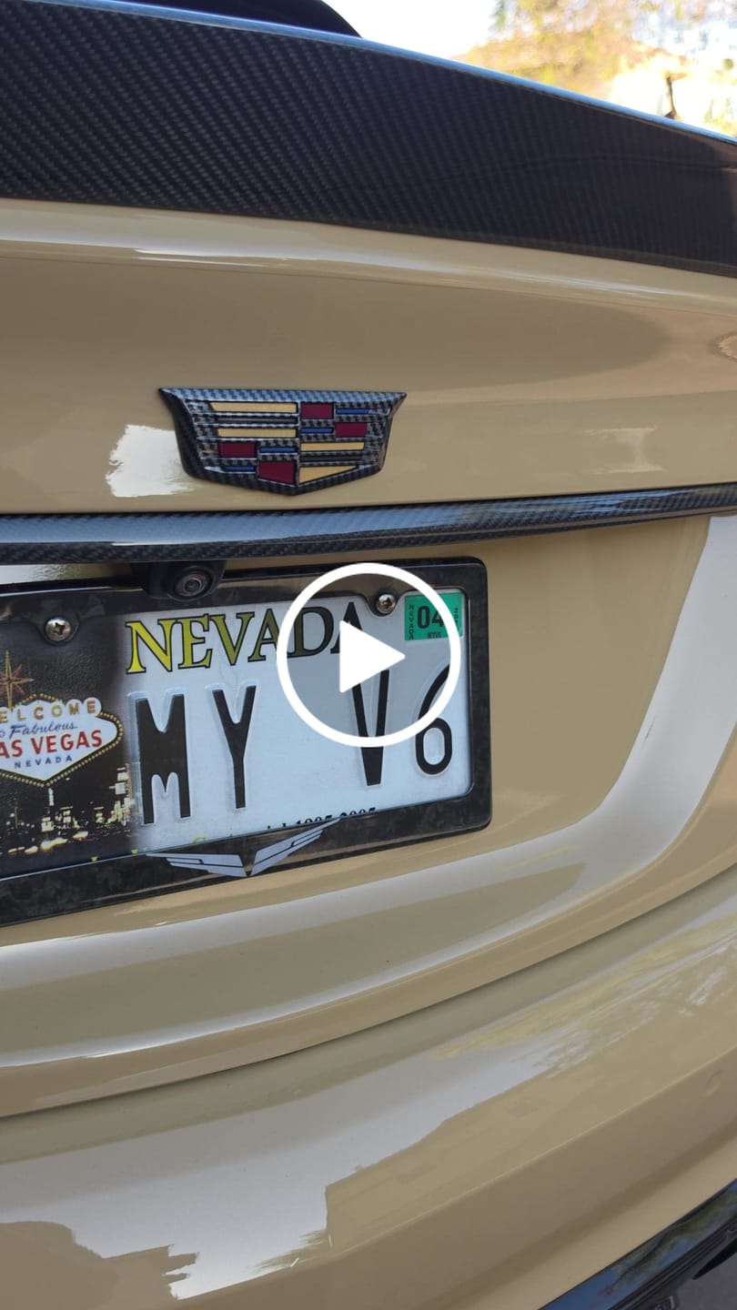 Customer video review of 2022-Up Cadillac CT5 Dry Carbon Fiber Rear Deck Lid Center Applique Trunk Insert