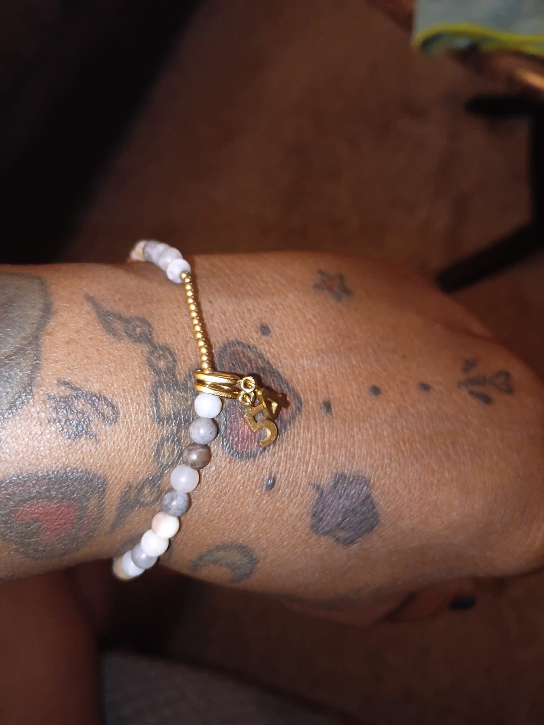 Customer photo review of MODERN NUMBER CHARMS (POS)