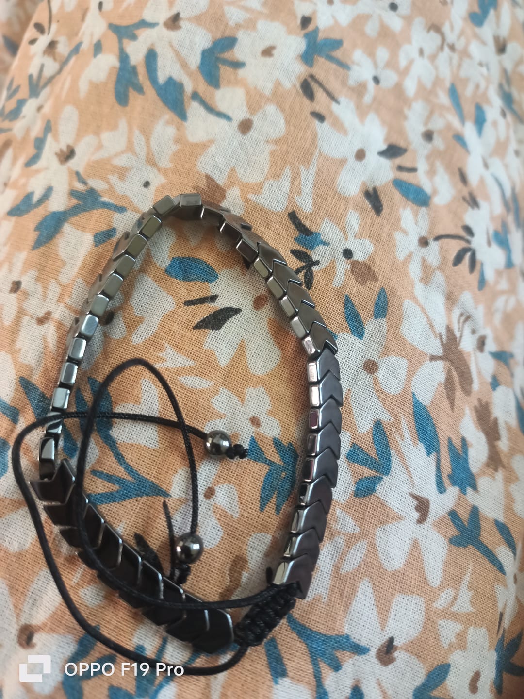 Customer photo review of Onyx Arrow Bracelet