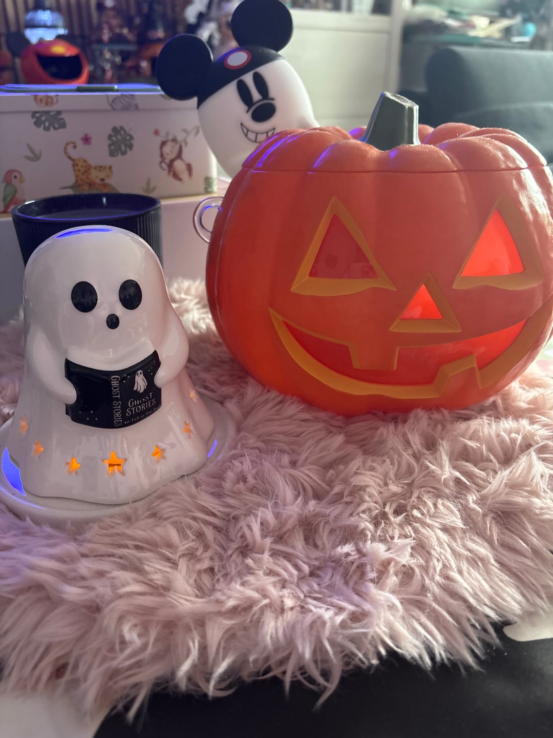 Customer photo review of Geister Teelichthalter / Räucherkegel – Summerween Keramik Deko