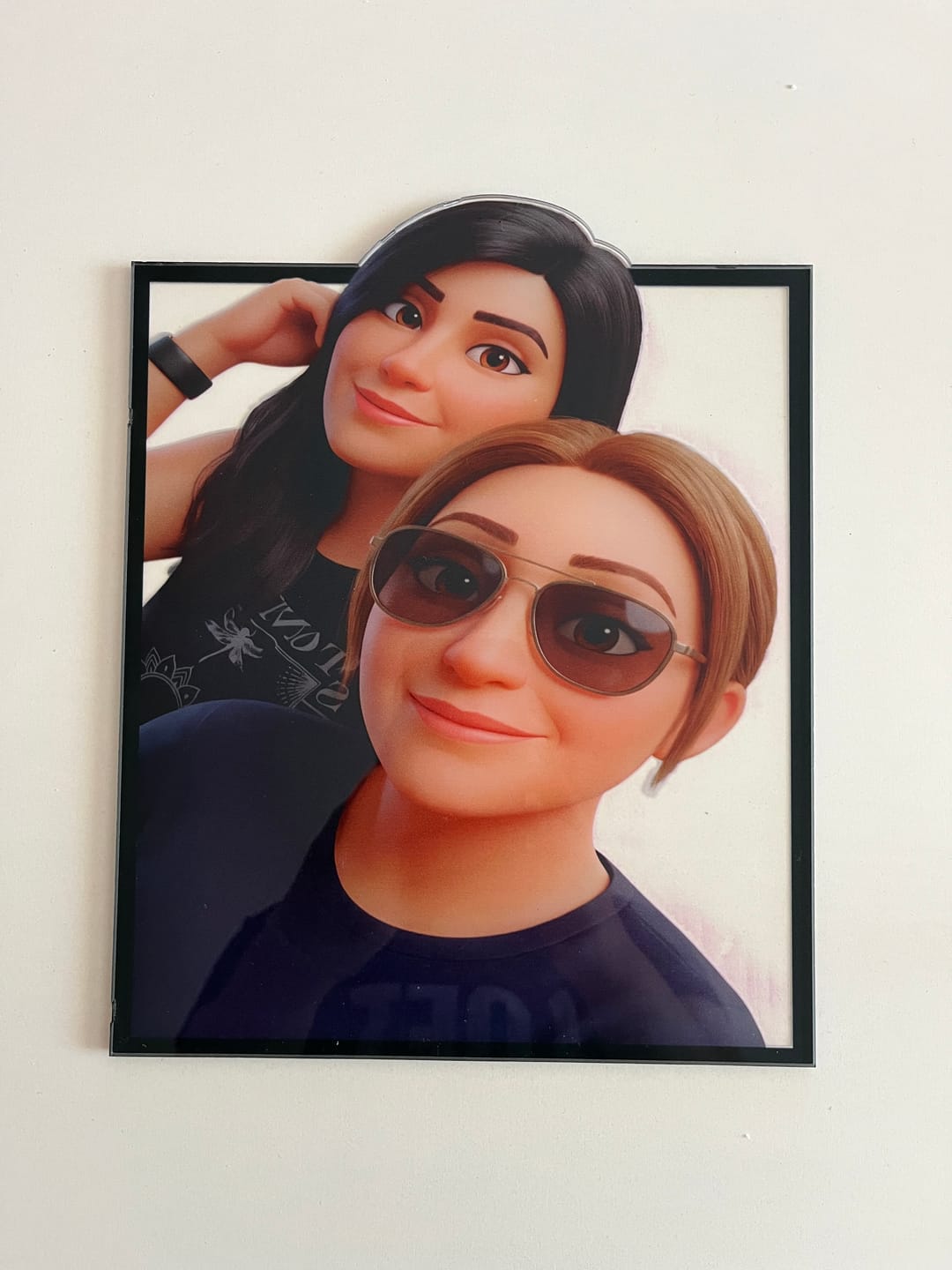 Customer photo review of Kişiye Özel Anime Çizgi Film Tablosu