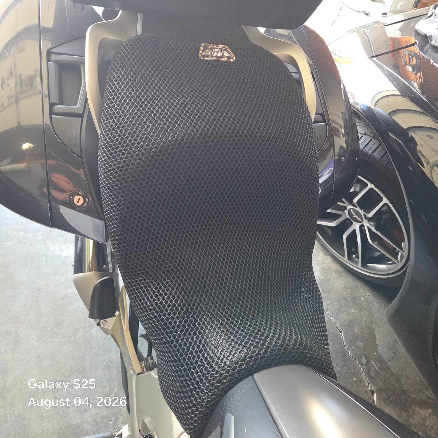 Customer photo review of Wind Rider Seat Cover