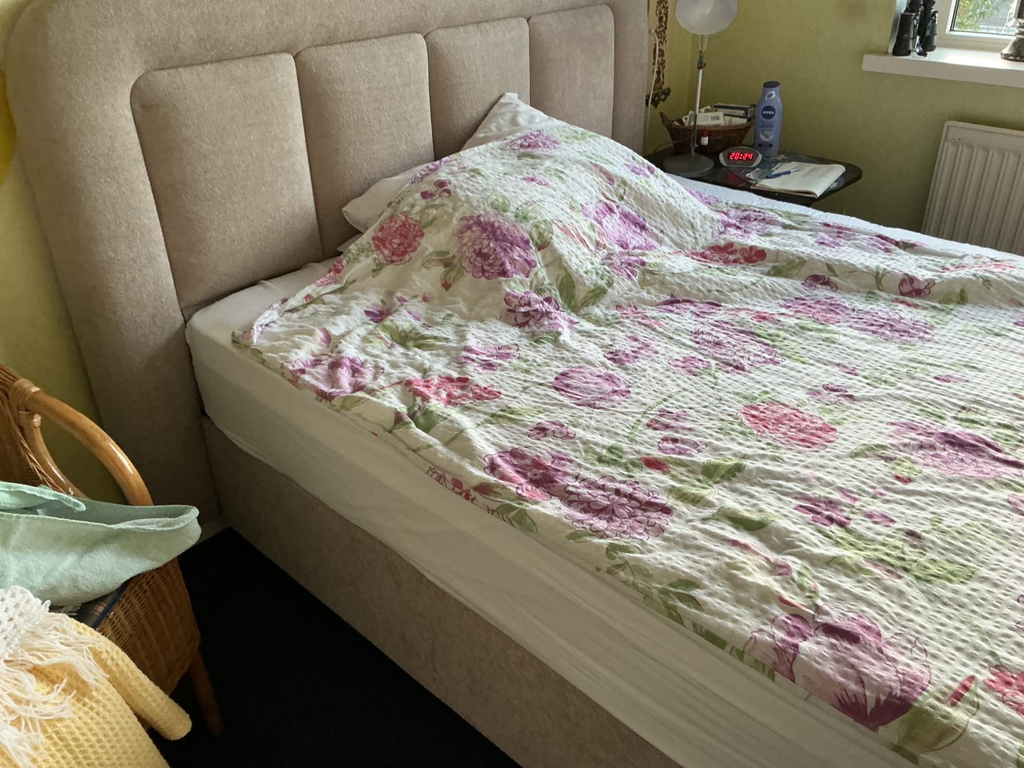 Customer photo review of Boxspring met opbergruimte Velar