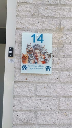 Customer photo review of Glasframe 15 x 20 cm voor sublimatie