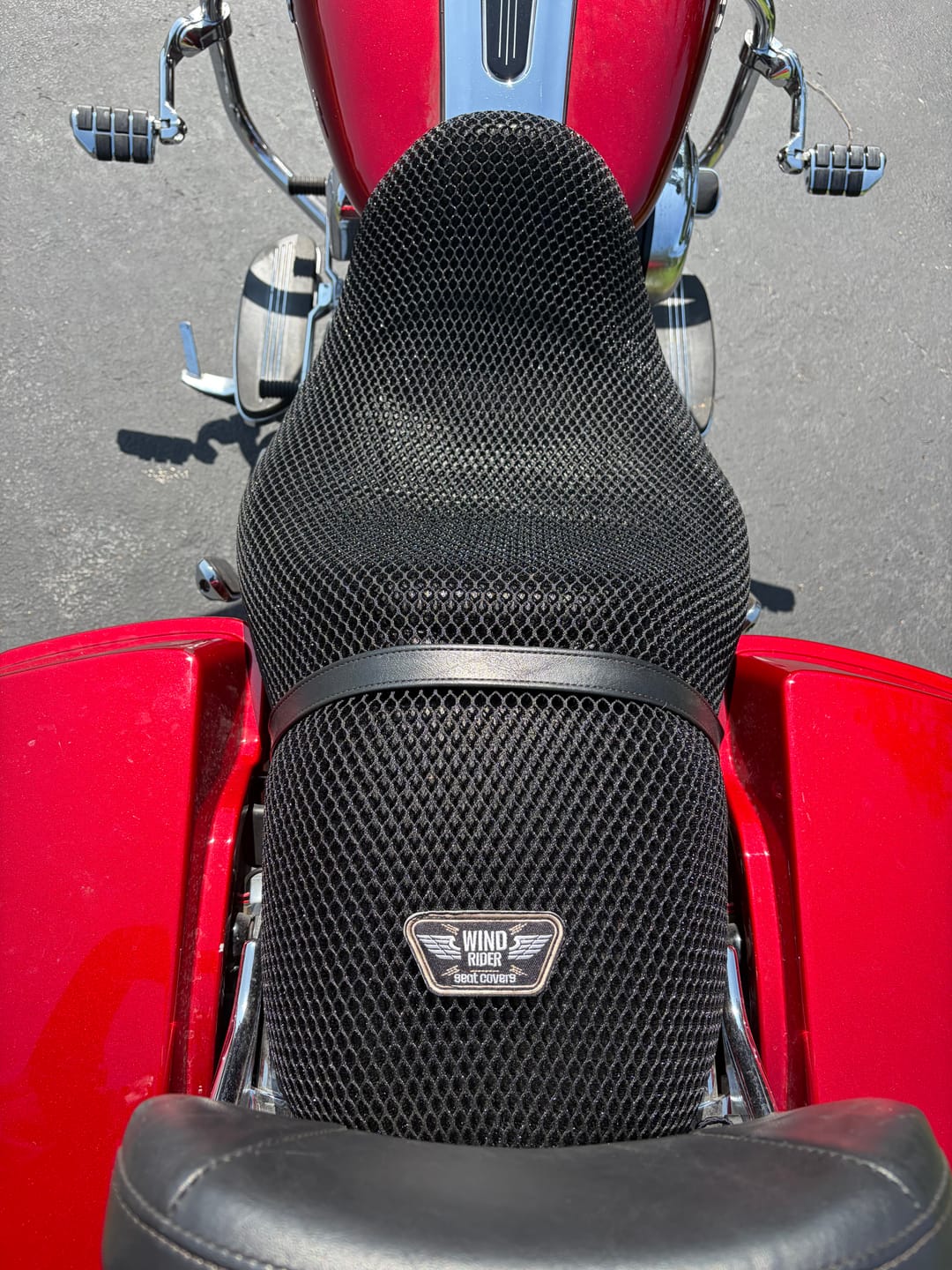 Customer photo review of Wind Rider Seat Cover