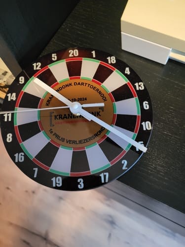 Customer photo review of Glazen Klok 20cm voor sublimatie