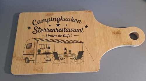 Customer photo review of Bamboe Snijplank voor Sublimatie – Houten Snijplank 17,8 x 34,3 cm