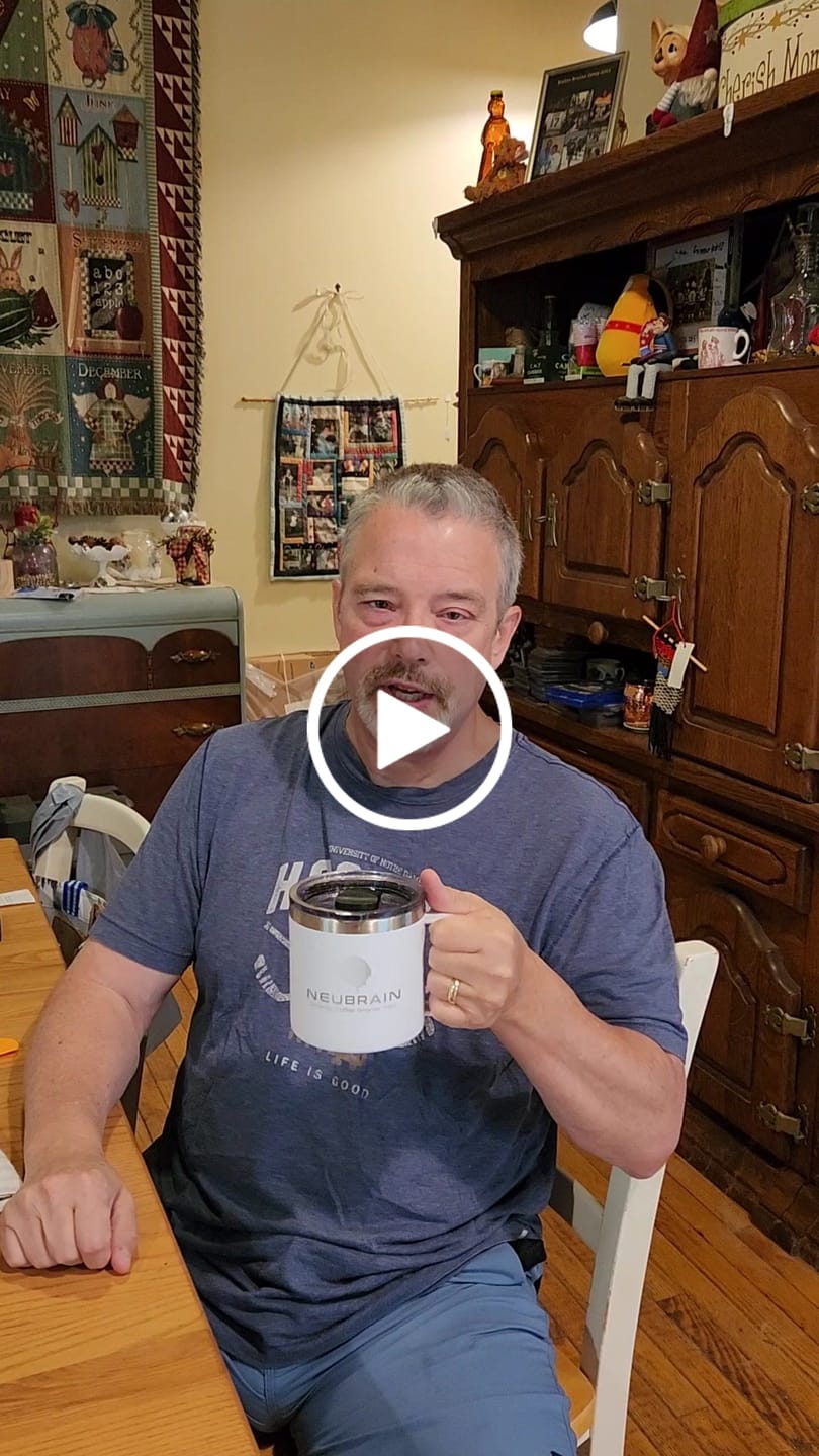 Customer video review of Metal Insulated Mug