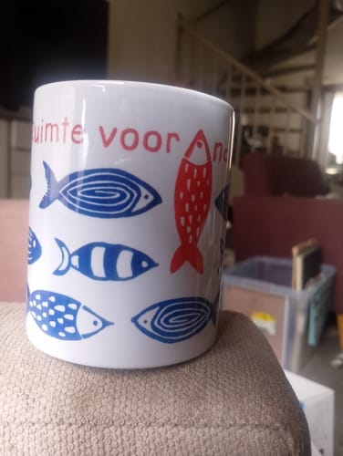 Customer photo review of Sublimatie mok 11oz wit - A+ kwaliteit | vaatwasserbestendig | direct leverbaar
