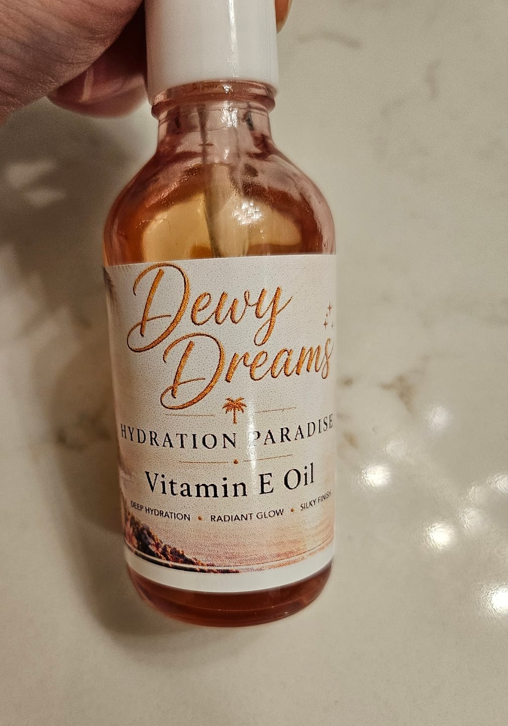 Customer photo review of Hydration Paradise Vitamin E oil