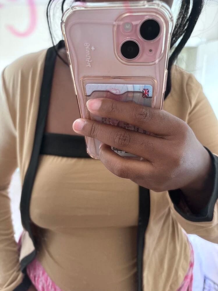 Customer photo review of Ninonine "Valerie" | Contrast Piping Faux-Layered Top