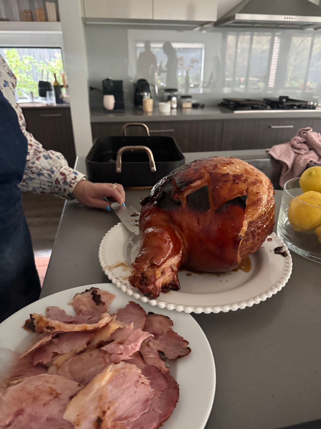Customer photo review of Free Range Easy Carve Ham