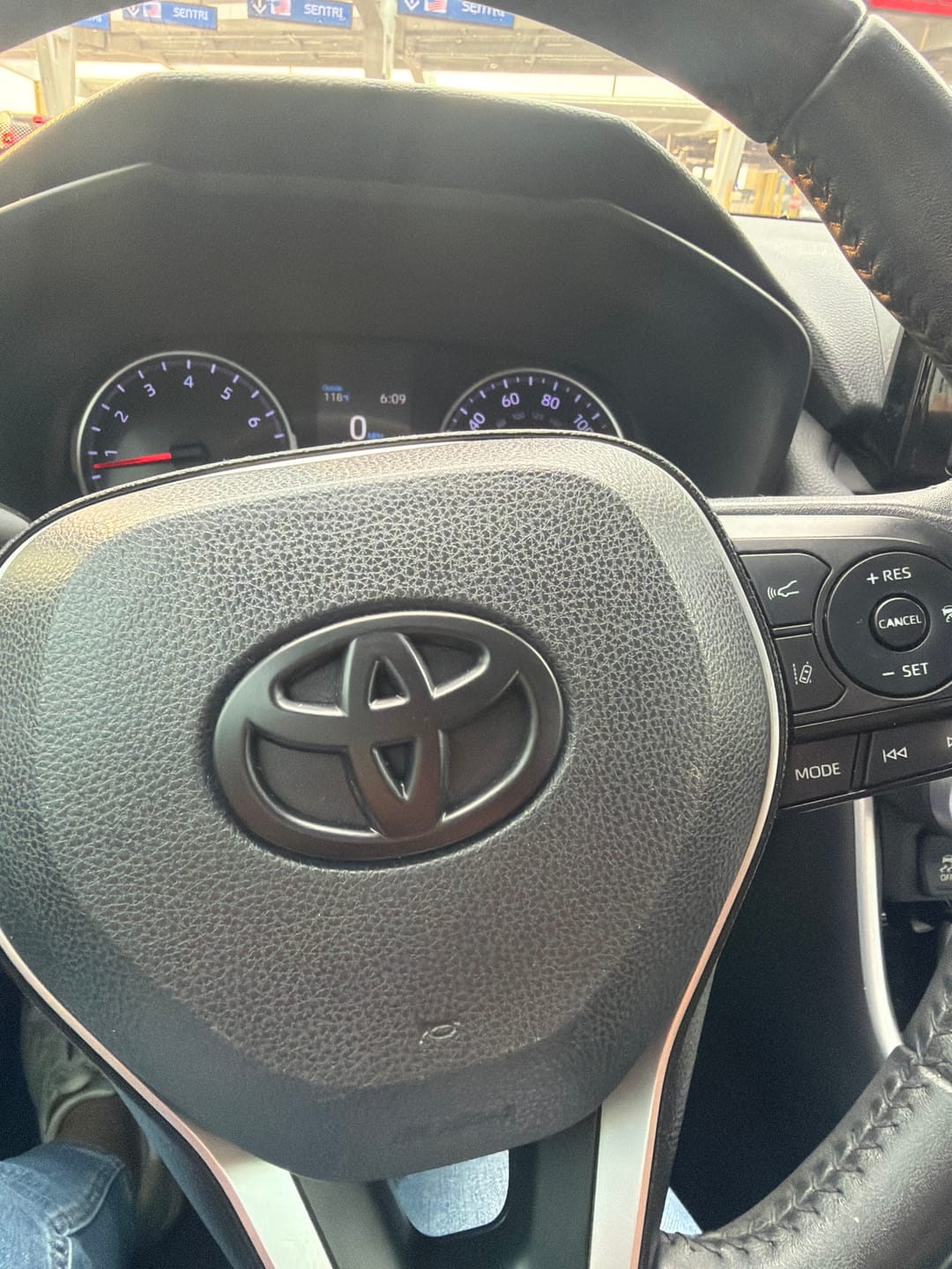 Customer photo review of Steering Wheel Emblem Overlay