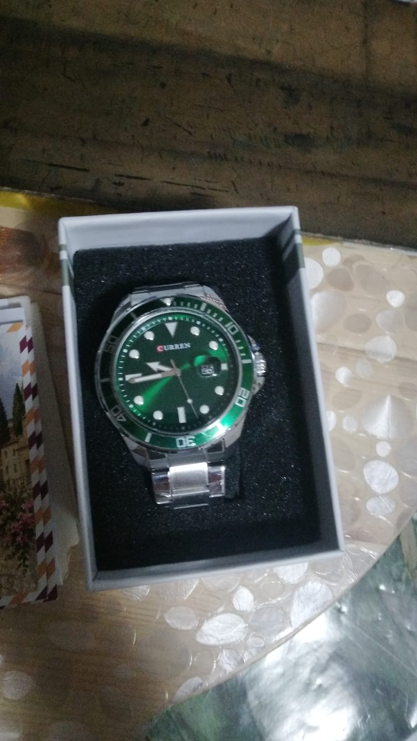Customer photo review of Curren Sub® orologio uomo acciaio