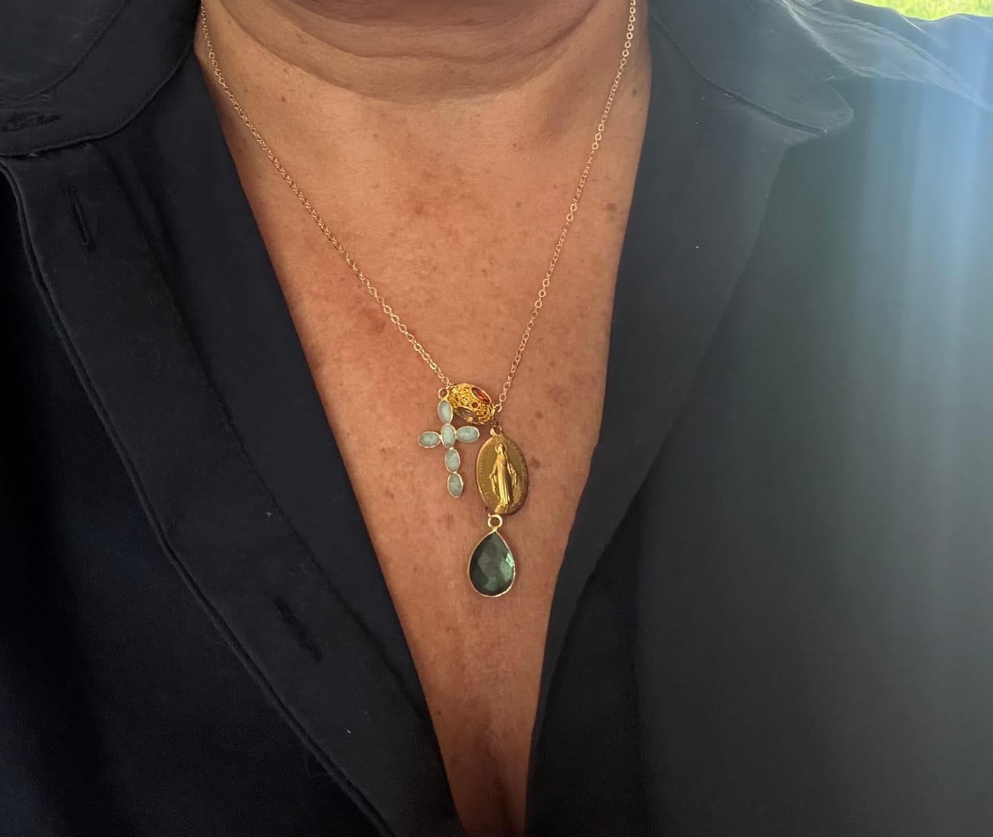 Customer photo review of Croix Protectrice – Foi, Lumière et Équilibre